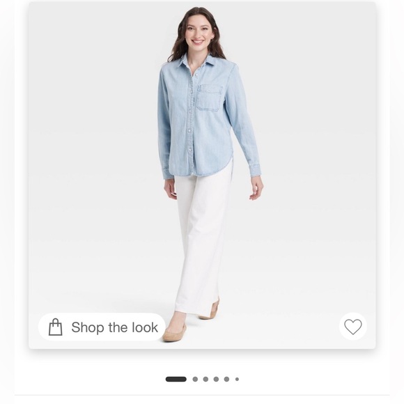 Universal Thread Denim Button down from Target - Picture 3 of 3